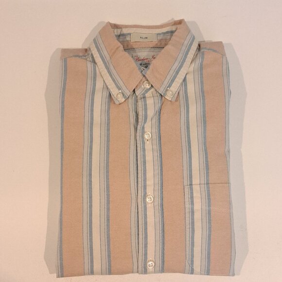 J. Crew Men's S Slim Fit Broken-In Oxford Long Sleeve Button Down Style #AU765 - Picture 8 of 15